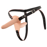 Soft Touch Silicone Rechargeable Vibrating Double Strap On Default Title > Realistic Dildos and Vibes > Vibrating Strap Ons